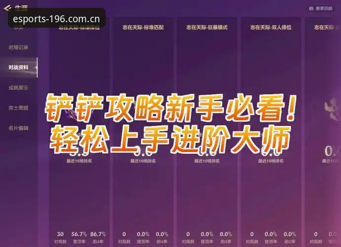 实时比赛数据教程 新手必看!资深玩家分享实时比赛数据教程使用心得